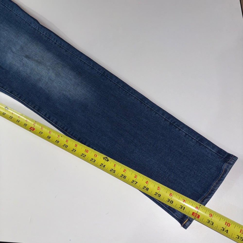 G-Star RAW 3301 Slim Jeans Mens 36x34 (Fit 36x32) Medium Wash Blue Denim Stretch - Picture 3 of 7